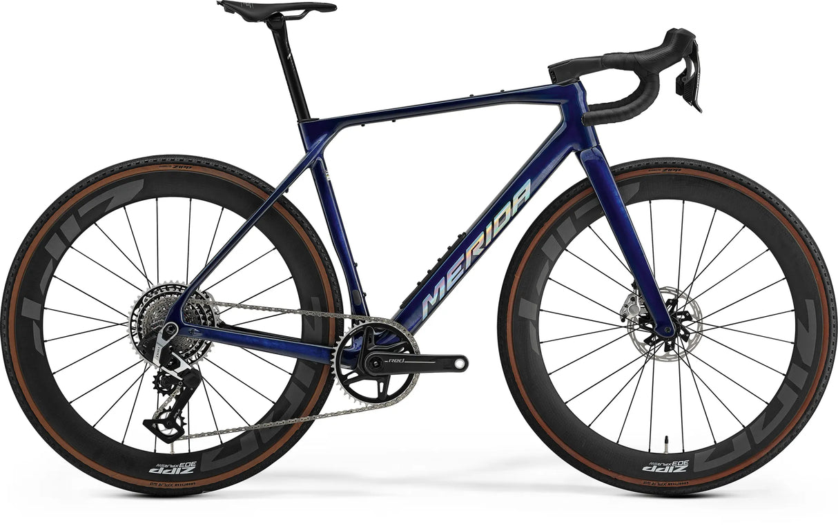 Merida Mission 10K Transparent Blue Carbon 2026