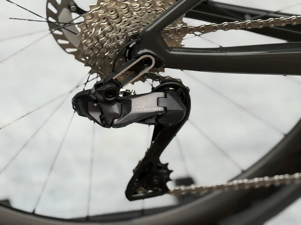 Merida Reacto 8000 Road Bike Carbon Ultegra (Glossy Black/Rainbow Purple)