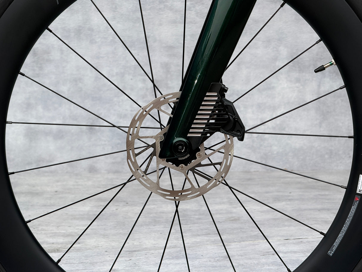 Merida Reacto 7000 Racefiets Carbon Sram (Glossy Pearl White Halo Green)