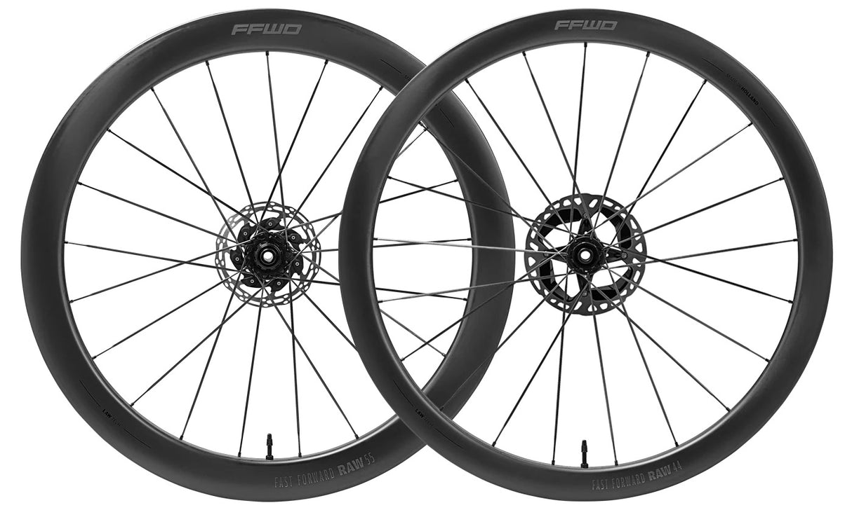 FFWD RAW 55-44 Carbon Wielset - Mixed Combo