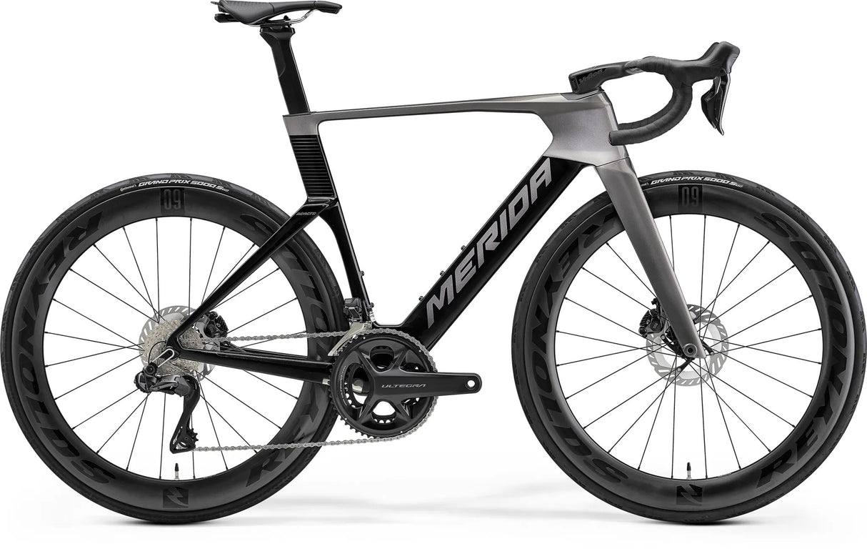 Merida Reacto 8000 Vélo de route Carbone Ultegra (Noir Brillant)