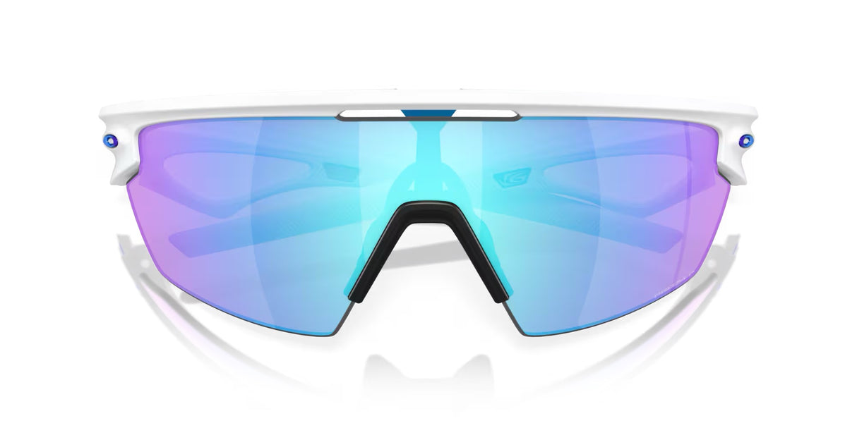 Oakley Sphaera Matte White - Prizm Sapphire Polarized