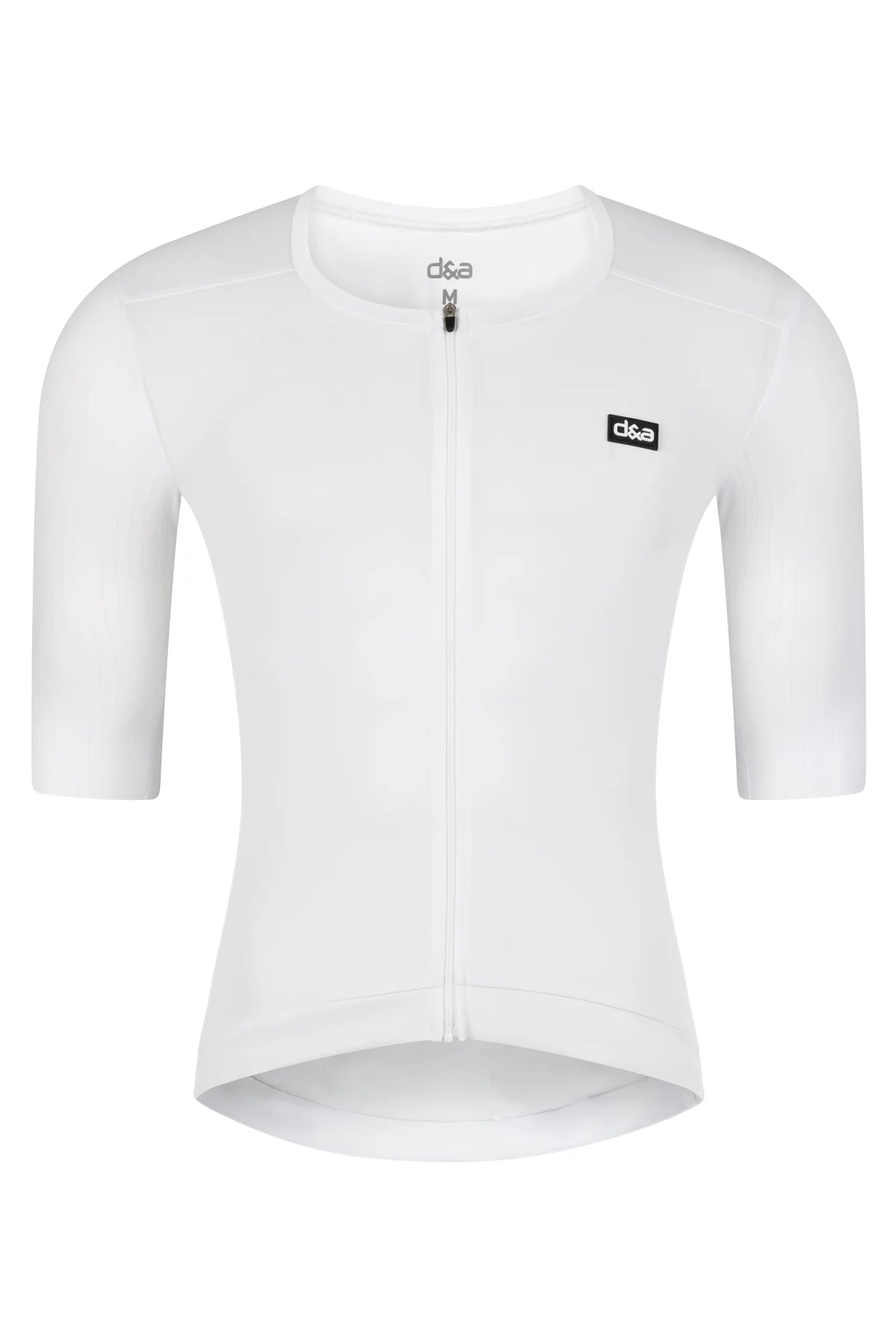 High end Heren wielershirt race Pro Wit
