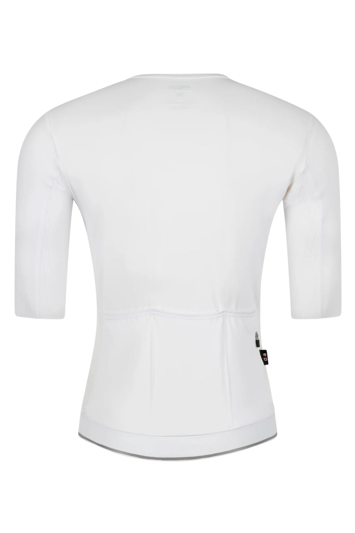 High end Heren wielershirt race Pro Wit