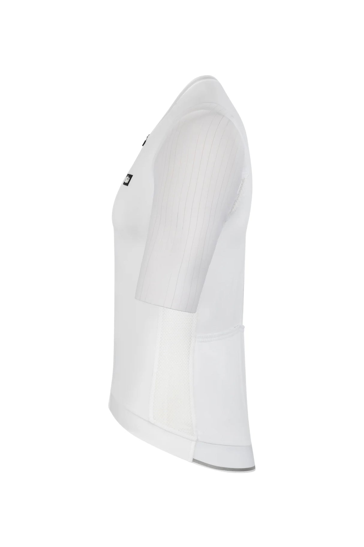 High end Dames wielershirt race Pro wit