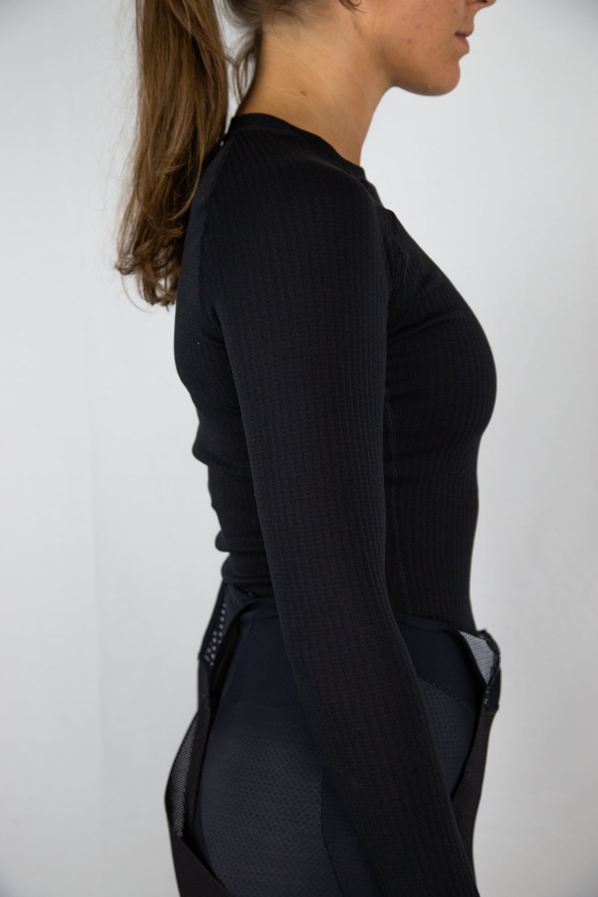 D&A Ondershirt lange mouwen UNI zwart