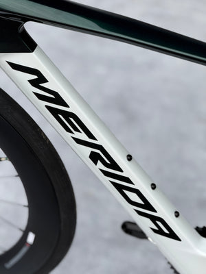 Merida Reacto 7000 Carbon Road Bike Sram (Glossy Pearl White Halo Green)