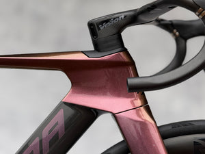 Merida Reacto 8000 Rennrad Carbon Ultegra (Glossy Black/Rainbow Purple)