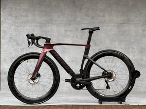 Merida Reacto 8000 Rennrad Carbon Ultegra (Glossy Black/Rainbow Purple)