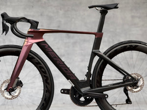 Merida Reacto 8000 Rennrad Carbon Ultegra (Glossy Black/Rainbow Purple)