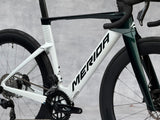 Merida Reacto 7000 Racefiets Carbon Sram (Glossy Pearl White Halo Green)