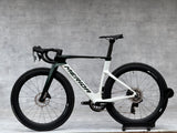 Merida Reacto 7000 Racefiets Carbon Sram (Glossy Pearl White Halo Green)