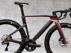 Merida Reacto 8000 Rennrad Carbon Ultegra (Glossy Black/Rainbow Purple)