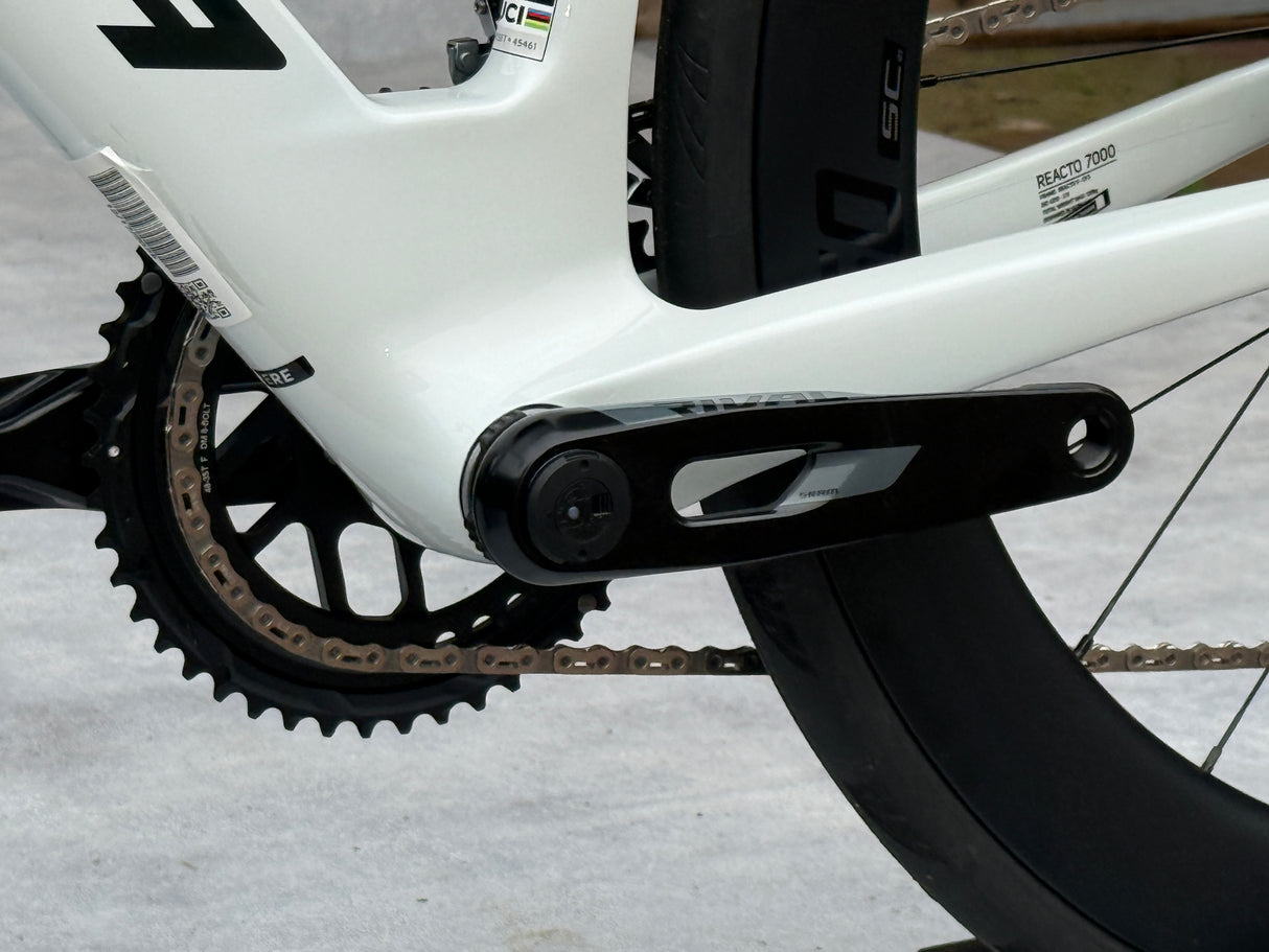 Merida Reacto 7000 Racefiets Carbon Sram (Glossy Pearl White Halo Green)