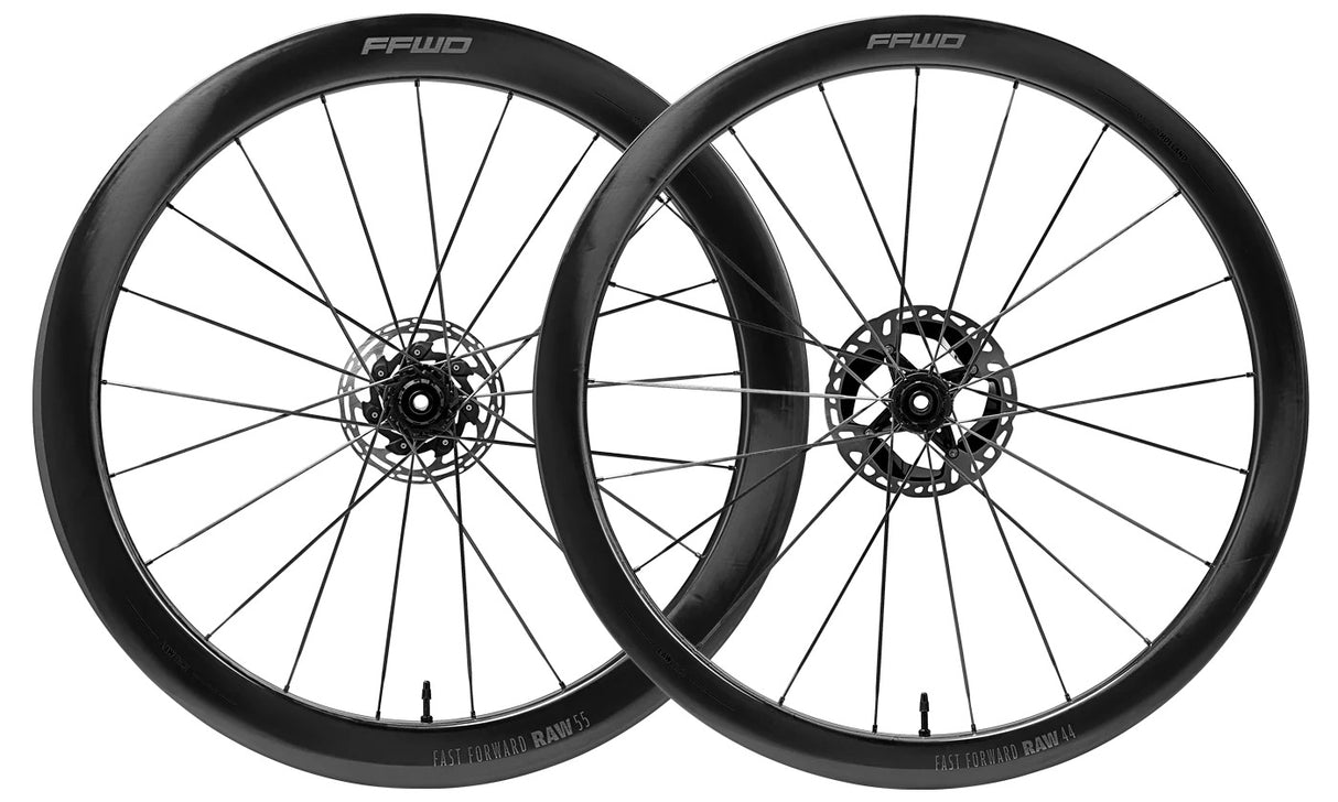 FFWD RAW 55-44 Carbon Wielset - Mixed Combo