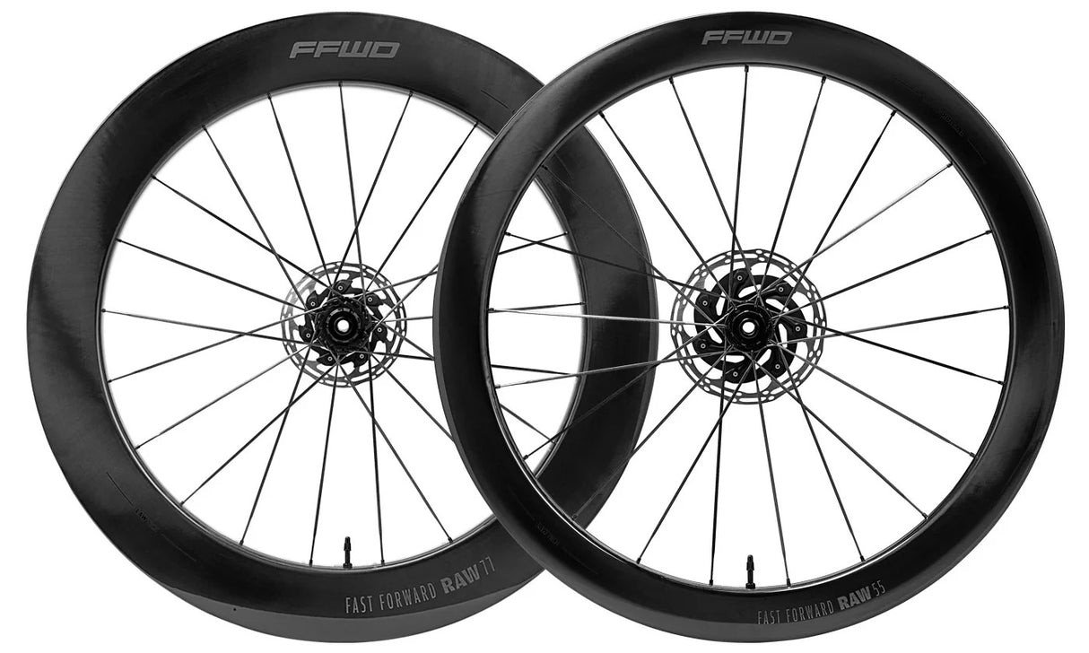 FFWD RAW 77-55 Carbon Wielset - Aero Combo