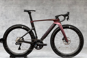 Merida Reacto 8000 Rennrad Carbon Ultegra (Glossy Black/Rainbow Purple)