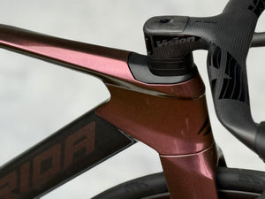 Merida Reacto 8000 Rennrad Carbon Ultegra (Glossy Black/Rainbow Purple)