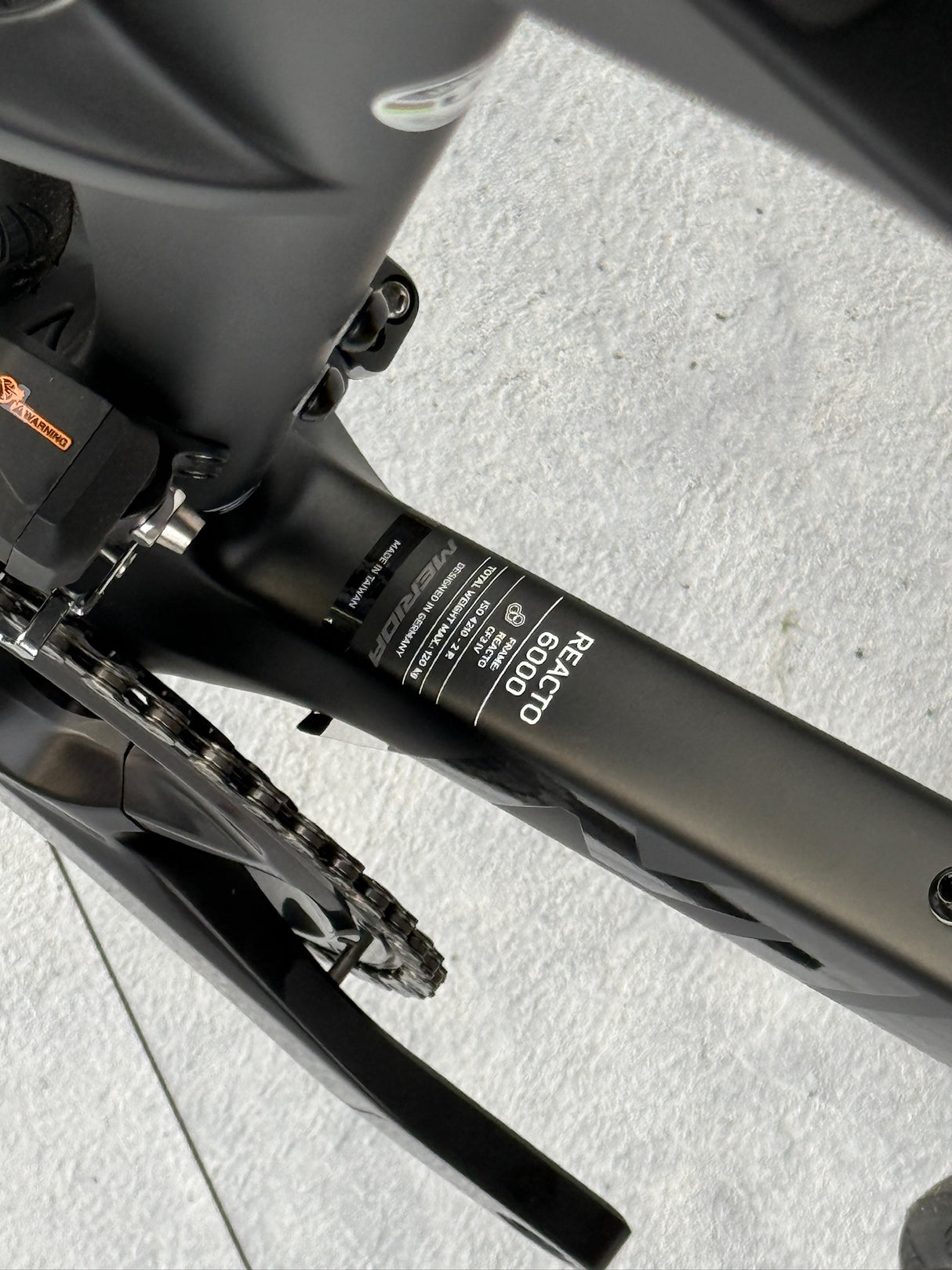 Merida Reacto 5000 Negro Mate (2025)