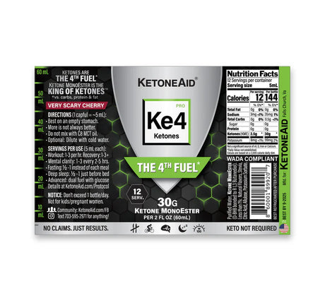 Ketoneaid KE4 PRO ester