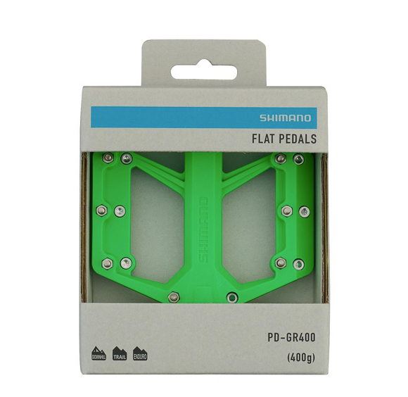 SHIMANO Pedal (Flat) PD-GR400 Green