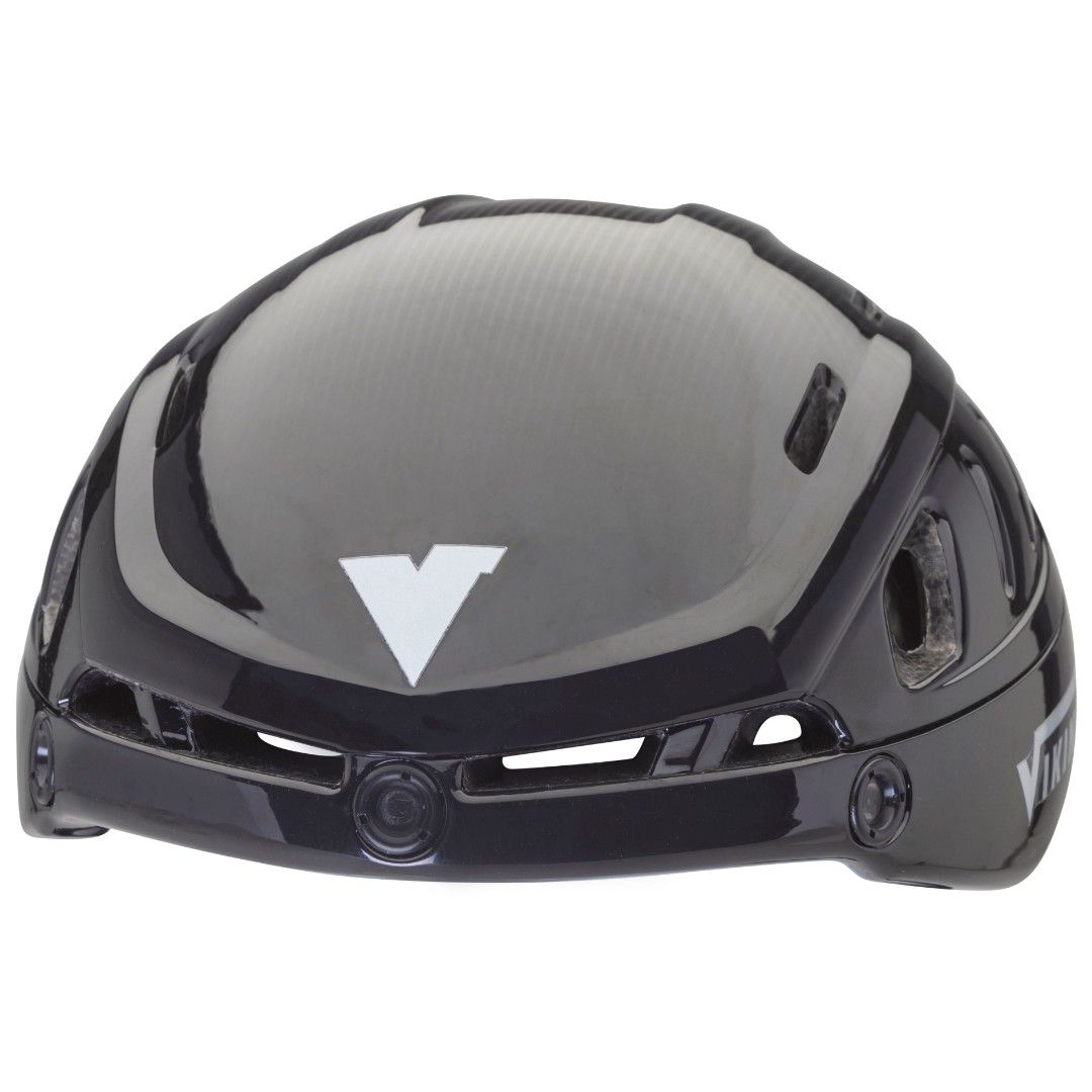 Schaatshelm Viking Sparrow zwart incl vizier