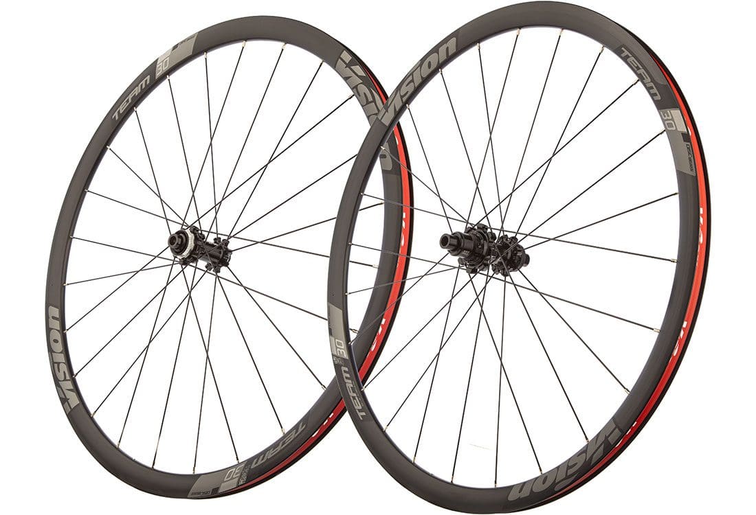 Vision Team 35 Comp SL Disc Clincher Race Wielset Grijs